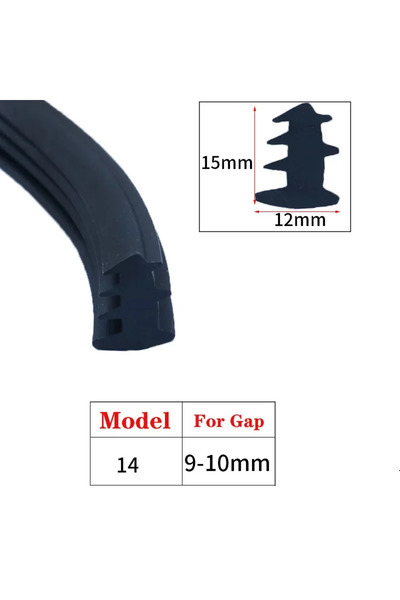 Choice68 10M 14 1/3/5/10M Door And Window Sealing Strip Aluminum Windproof Al...