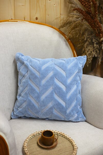 Elvya Chevron |   Husă decorativă pentru pernă Welsoft Jacquard 43x43 cm - ZTCHEVRON