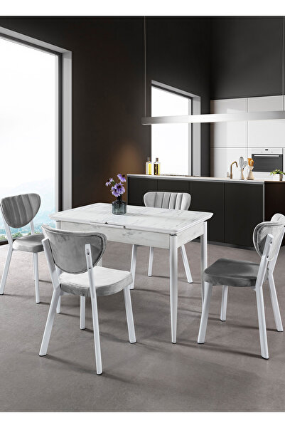 Eymense Odesa 4 Sandalyeli Mutfak Masa Takımı