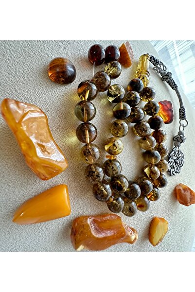 Damla Kehribarcılık Özel Fosilli kalingrad damla kehribar