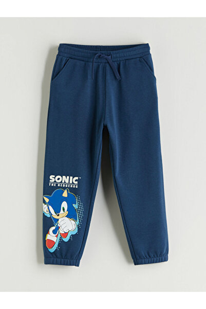 LC Waikiki Alegeri strălucitoare de la Shining Store |   Pantaloni de sport pentru băieți cu elastic în talie, cu imprimeu Sonic