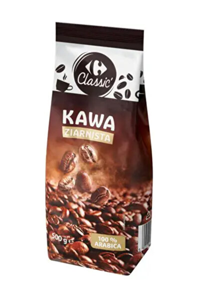 Carrefour Classic Boabe De Cafea Prajite, Varietate 100% Arabica 500G