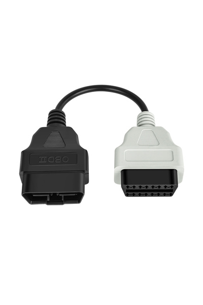 Choice3 1pcs White OBD 2 Car Scanner Connector MultiECUScan Diagnostic Adapte...