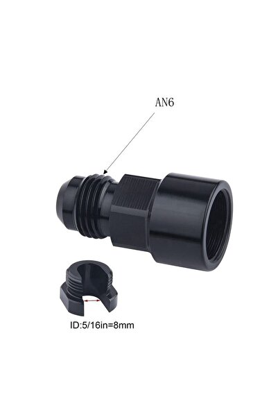 Choice3 محول توصيل سريع من AN6 إلى 5-16 ذكر 6AN إلى 3/8 بوصة ذكر سريع الفصل 5...