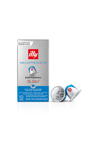 illy Espresso Decaffeinato Coffee Capsules 10x10 Nespresso Compatible