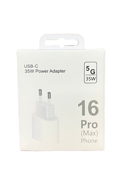Flippy Super Fast Charger, Flippy, Compatible with Apple, 35W, USB-C to USB-C, Cordless, White