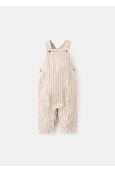 MANGO Baby Βελούδινη μακριά φόρμα