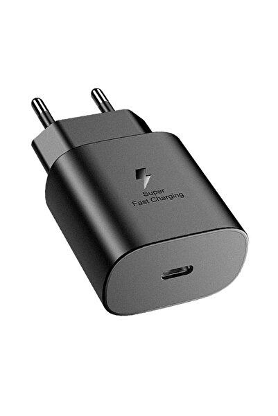 Flippy Încărcător universal cu încărcare super rapidă, compatibilitate cu porturile USB-C, alimentare de 25 W, negru