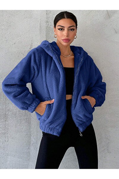 COOLHILL Briar Жіноча oversize куртка з капюшоном з плюшу