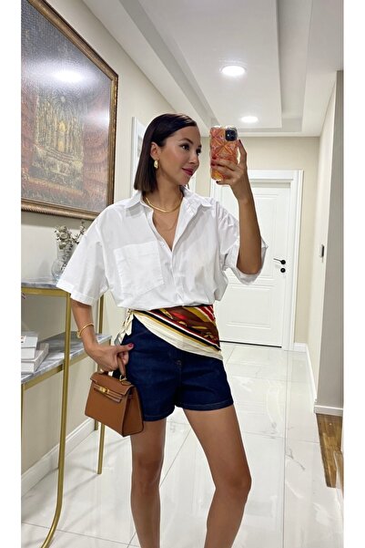 Ozkurt Art Fashion Kısa Kollu Poplin Gömlek