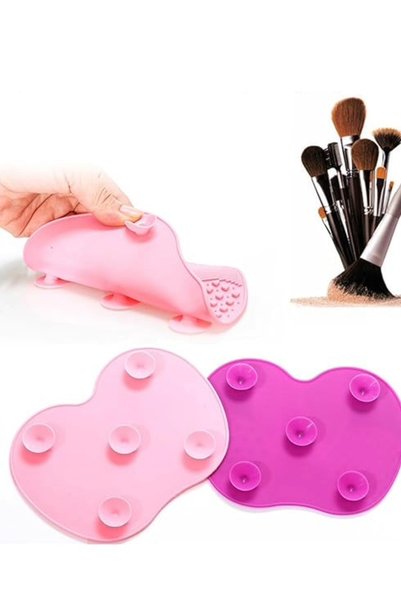 İnfeta Easy Makeup Brush Sponge Cleaner Silicone Makeup Brush Cleaning Mat