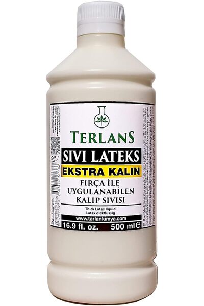 STOREMAX Sersashop Extra Thick Liquid Latex 500 ml Can Be Spread with a Brush Mold Liquid Thick Liquid