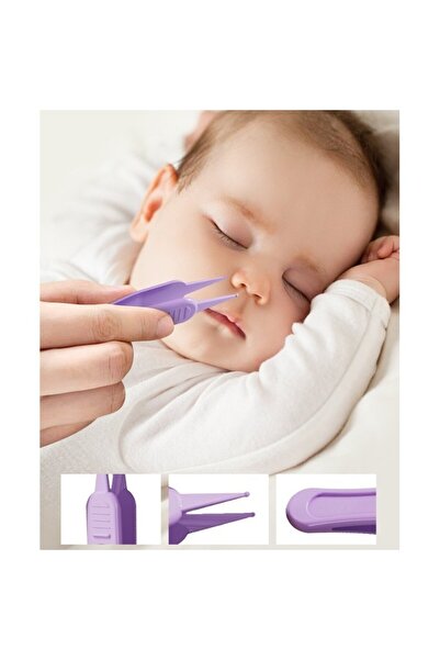 Flippy 4-in-1 Baby Nail Care Set, Flippy, Deer-shaped Storage Box, 0-6 Years, 11 x 6 x 11 cm, Purple