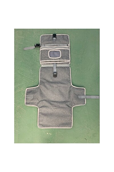 Flippy Geantă multifuncțională pentru schimbat scutece, impermeabilă, pânză Oxford, gri