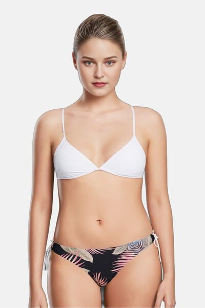 BİLLABONG بيكيني سفلي قابل للعكس بنقشة زهور للنساء، متعدد الألوان