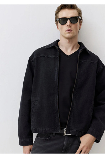 Mavi Men's Black M0110719-90841 Coat