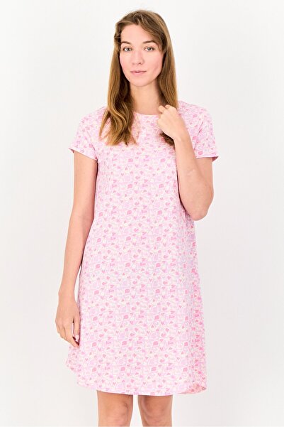 Zivame فستان نوم نسائي مطبوع بالكامل، متعدد الألوان