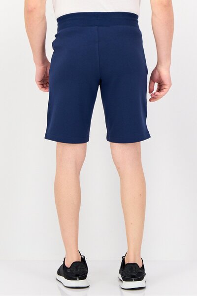 New Balance Men Athletic Fit Brand Logo Running Shorts, Navy