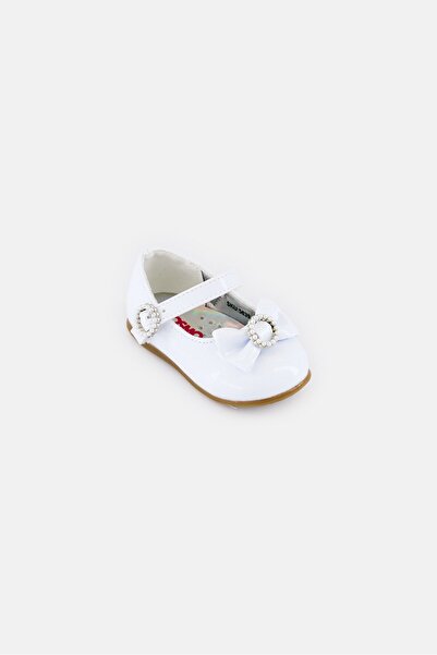 Josmo Toddlers Girl Velcro Closure Shoes, White