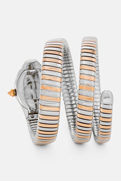 Just Cavalli Women JC1L022M0075 Stainless Steel Signature Snake Analog Watch 22 mm, Multicolor