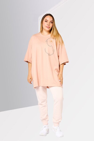 adidas by Stella McCartney Women Sportswear Fit Short Sleeve Outdoor T-Shirt, Old Rose