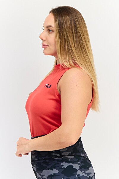 FILA Women Sportswear Fit Sleeveless Outdoor Bodysuit, Red