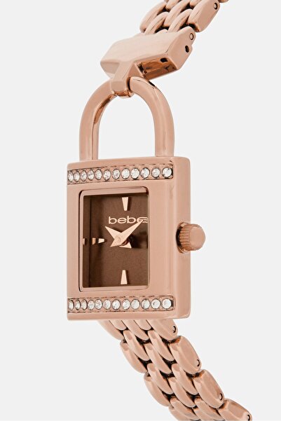 Bebe Women BB4228S/04M Stainless Steel Quartz Watch 23 mm, Rose Gold