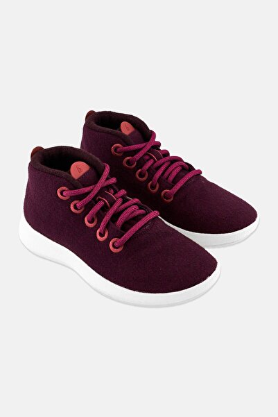 Allbirds حذاء جري نسائي من الصوف برباط من Mizzle، لون أرجواني