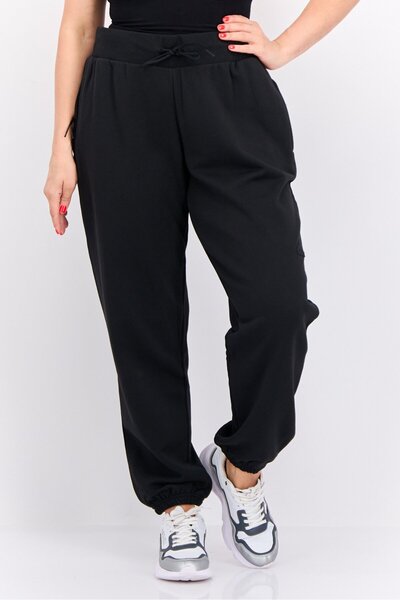 adidas Women Sportswear Fit Drawstring Training Sweatpants, Black