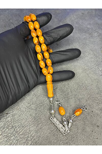Mos Tespih High End Moire Squeezed Amber Rosary