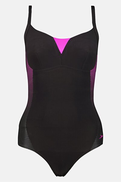 SPEEDO Women Embroidered Logo Non Padded One Piece Swimwear, Multicolor