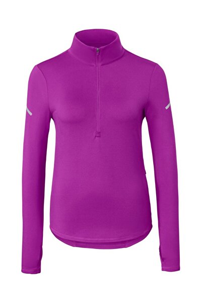 Tchibo Women Sportswear Fit Long Sleeve Training Sweatshirt, Purple