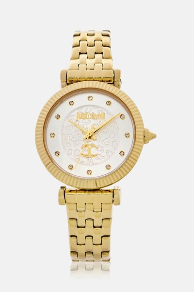 Just Cavalli Women JC1L266M0025 Stainless Steel Quartz Watch 32mm, Gold