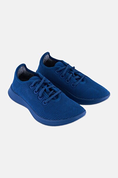 Allbirds حذاء جري نسائي برباط على شكل شجرة، أزرق مخضر