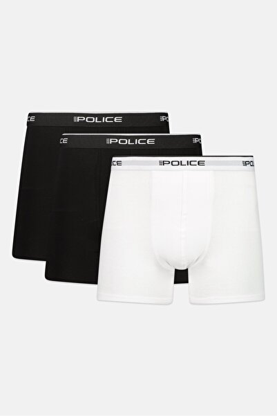 883 Police Men 3 Pack Brand Logo Boxers, Multicolor