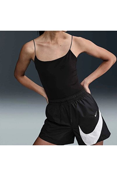 Nike Класичні ткані MR 5" логотипні короткі жіночі чорні шорти DM8979