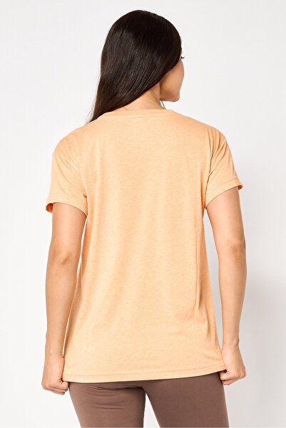 New Balance Women Sportswear Fit Short Sleeve Outdoor Top, Orange