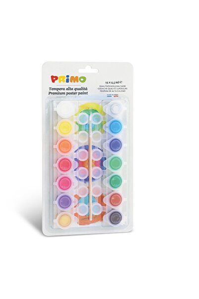 Primo Poster Paint Set with 14 Brushes (14X4.5Ml)