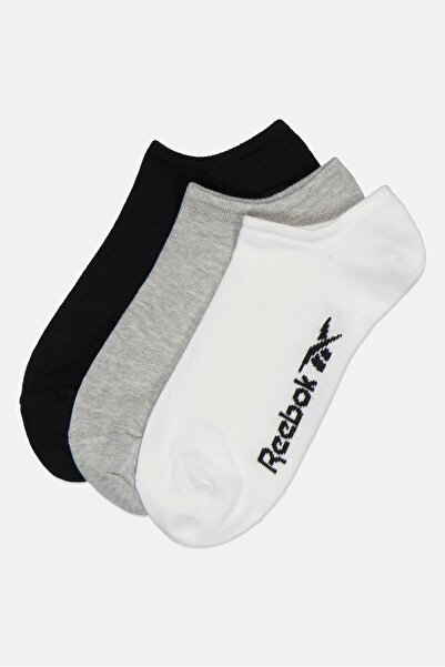 Reebok Men 3 Pairs Brand Logo Low Cut Socks, Multicolor