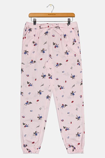Zivame Kids Girls Allover Print Drawstring Pyjamas Pant, Multicolor