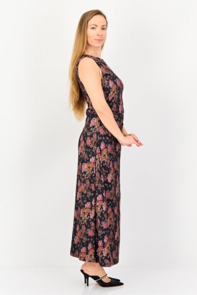 Bebe Women Floral Print Maxi Dress, Multicolor