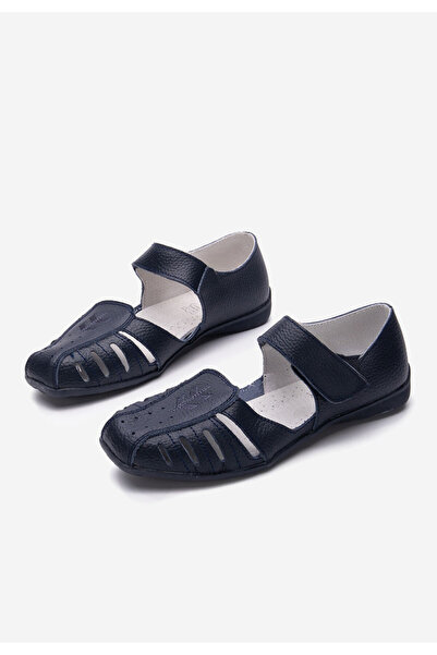 B T Shoes Tmavě modré dámské baleríny Emmeline