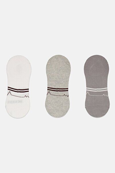 RBX Men 3 Pairs Brand Logo Cycling Socks, Multicolor