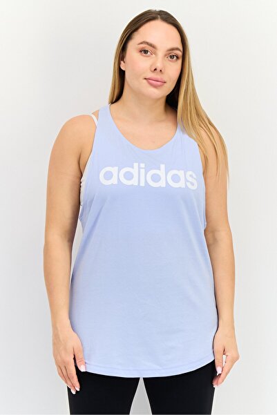 adidas قميص تدريب رياضي بدون أكمام للنساء، لون لافندر