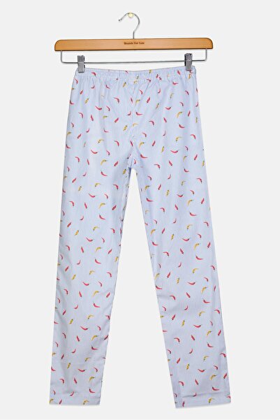Zivame Rosaline x Kids Girl Allover Print Drawstring Sleepwear Pyjamas, Allover Print