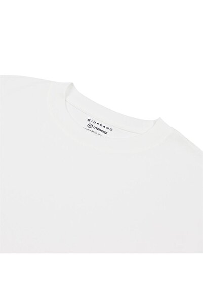 Giordano Men's Oversized Jacquard Texture Crew Neck SoronaTee