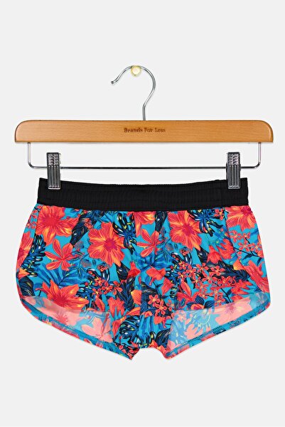 Zoggs شورت سباحة بطبعة زهور للبنات الصغار، متعدد الألوان