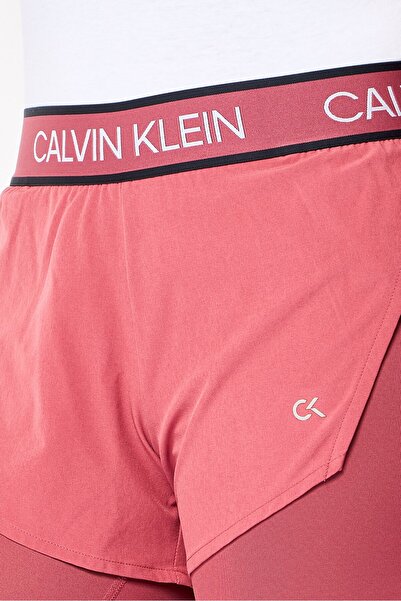 Calvin Klein Women Sportswear Fit 2 In 1 Training Shorts, Old Rose