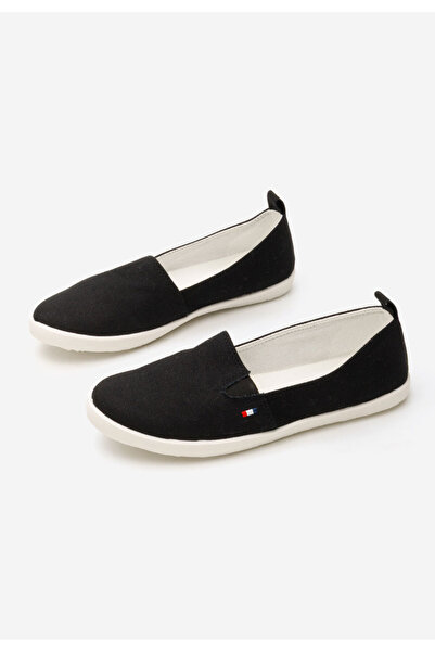 B T Shoes Černé dámské espadrilky Jeanyne