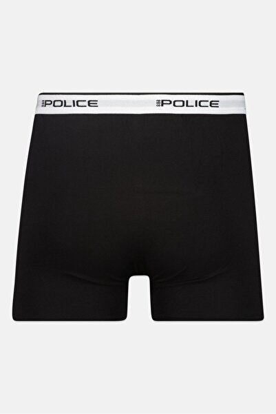 883 Police Men 3 Pcs Brand Logo Boxer Shorts, Black